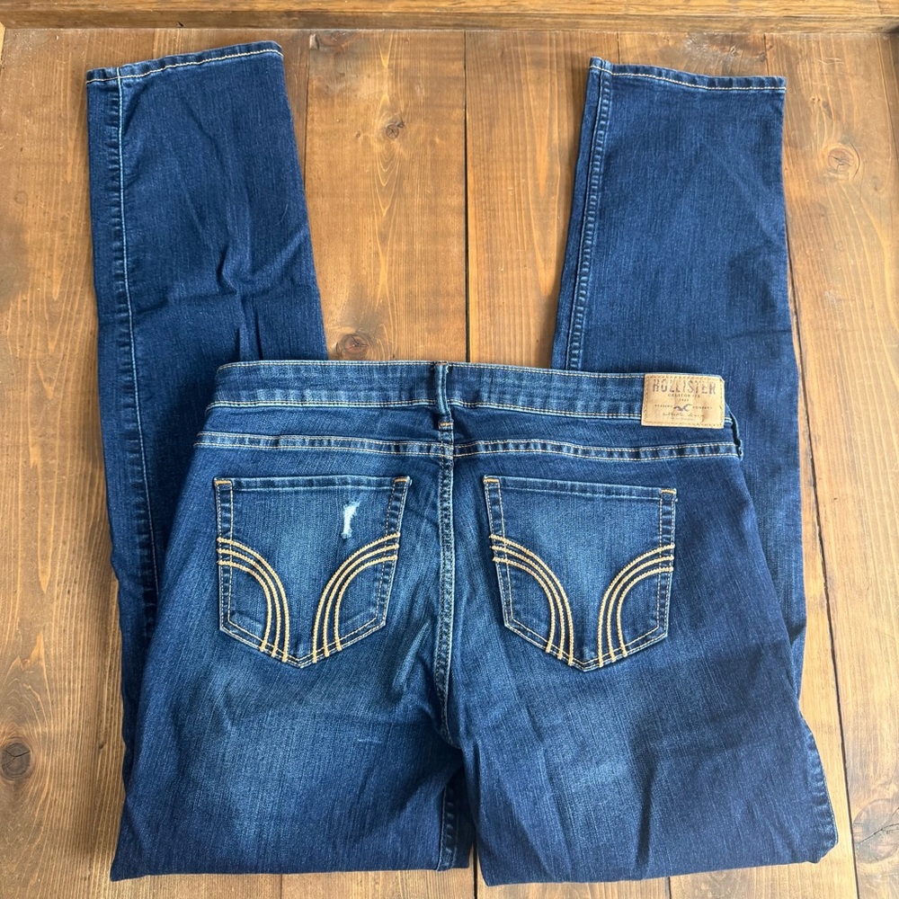 Hollister Dark Wash Skinny Denim Jeans - Picture 4 of 7